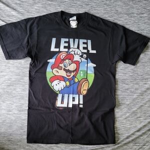Mario Level Up Graphic T-Shirt